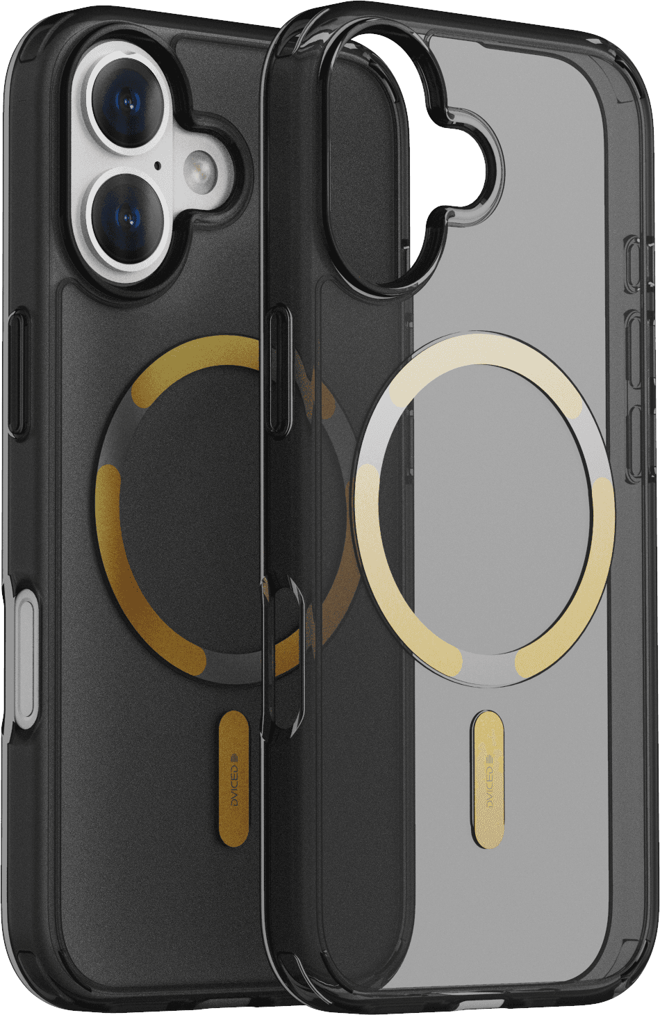 Dviced MagSafe iPhone 17 smoke case - Gold