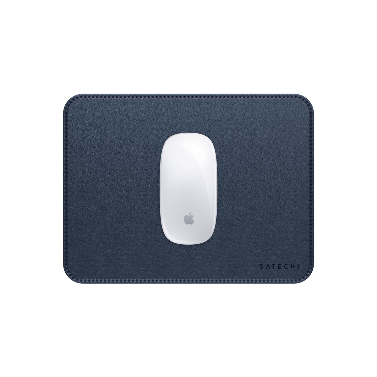 Satechi Vegan-Leather Premium Mouse Pad - Blue