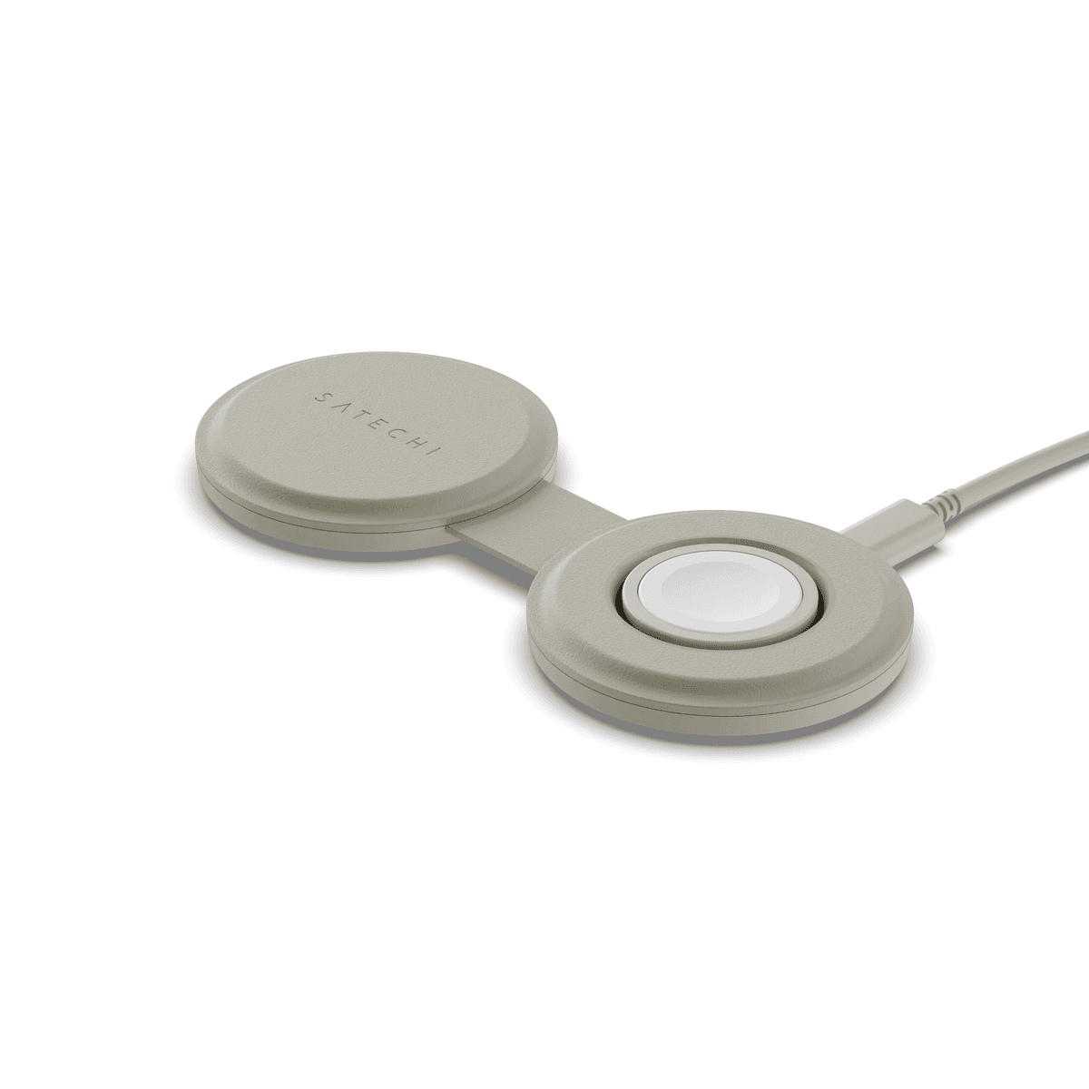 Satechi OntheGo 2-in-1 Wireless Charger - Sand
