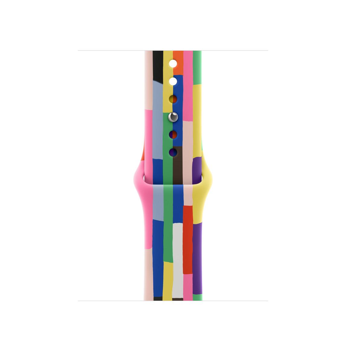 Apple Watch 42mm Band: Pride Edition Sport Band - M/L (SEASONAL)