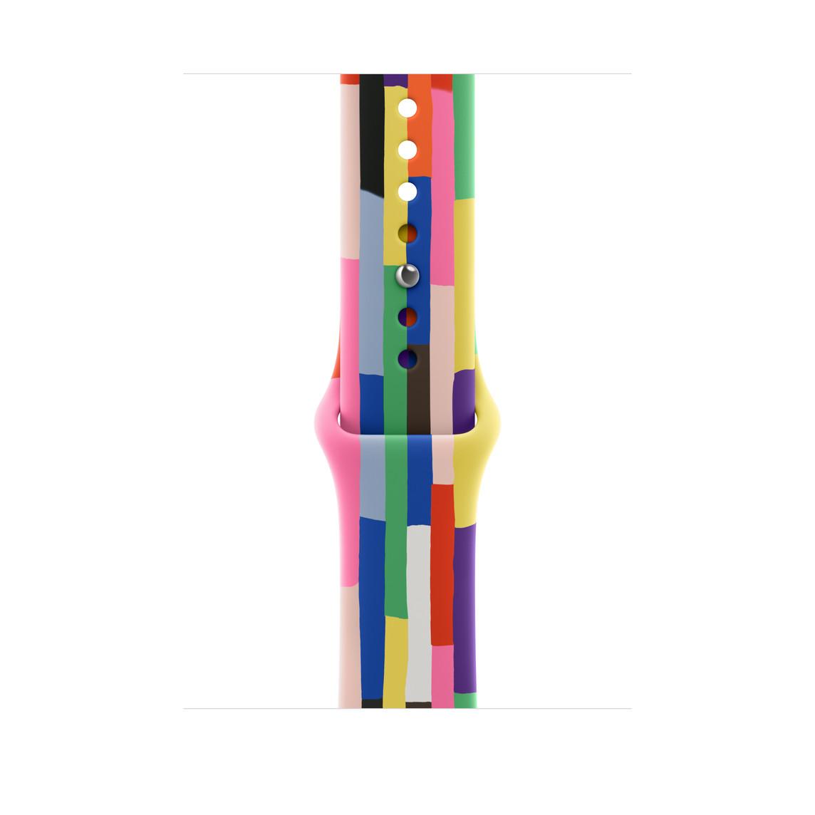 Apple Watch 46mm Band: Pride Edition Sport Band - S/M (SEASONAL)