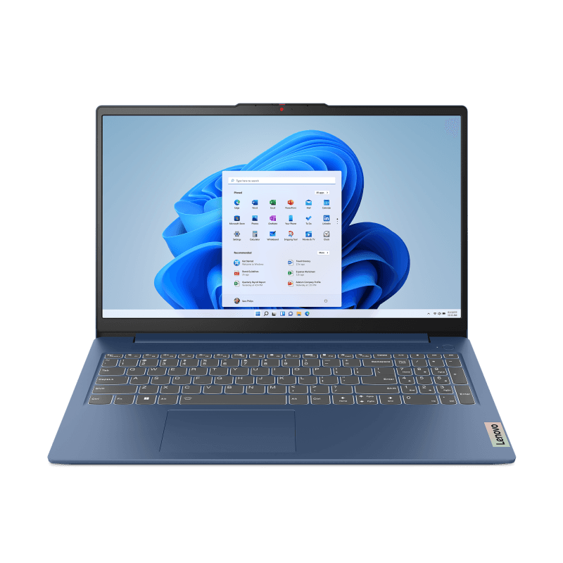 Laptop Consumer Lenovo IdeaPad Slim 3 15AMN8, cu procesor AMD Ryzen 5 40, 15.6'' TN, 8 GB LPDDR5, 512 GB