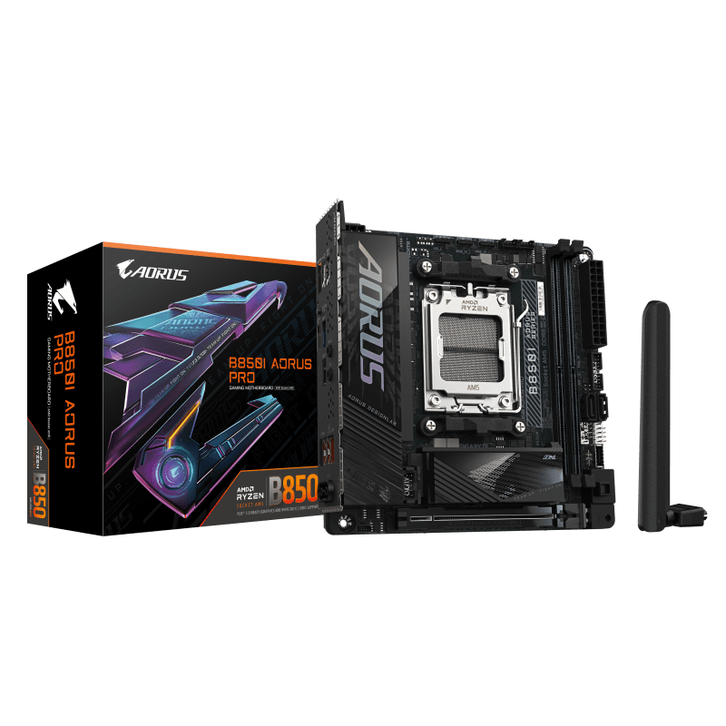 Placa de baza Gigabyte B850I AORUS PRO, Socket AM5, DDR5, Mini-ITX