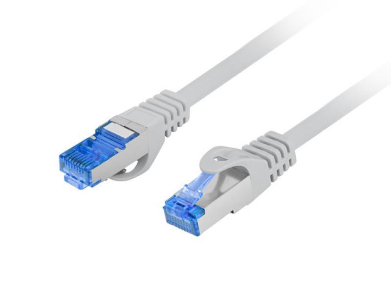 Patch cord Cat.6A S/FTP LSZH CCA 2 m gri, Fluke Passed