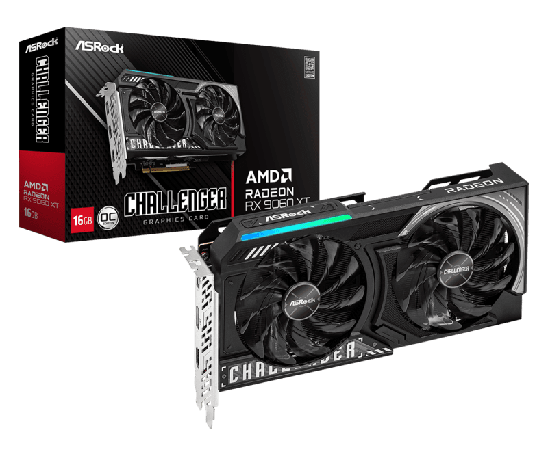 Placa video ASRock Radeon RX 9060 XT, 16GB GDDR6, PCI Express 5.0, 128bit