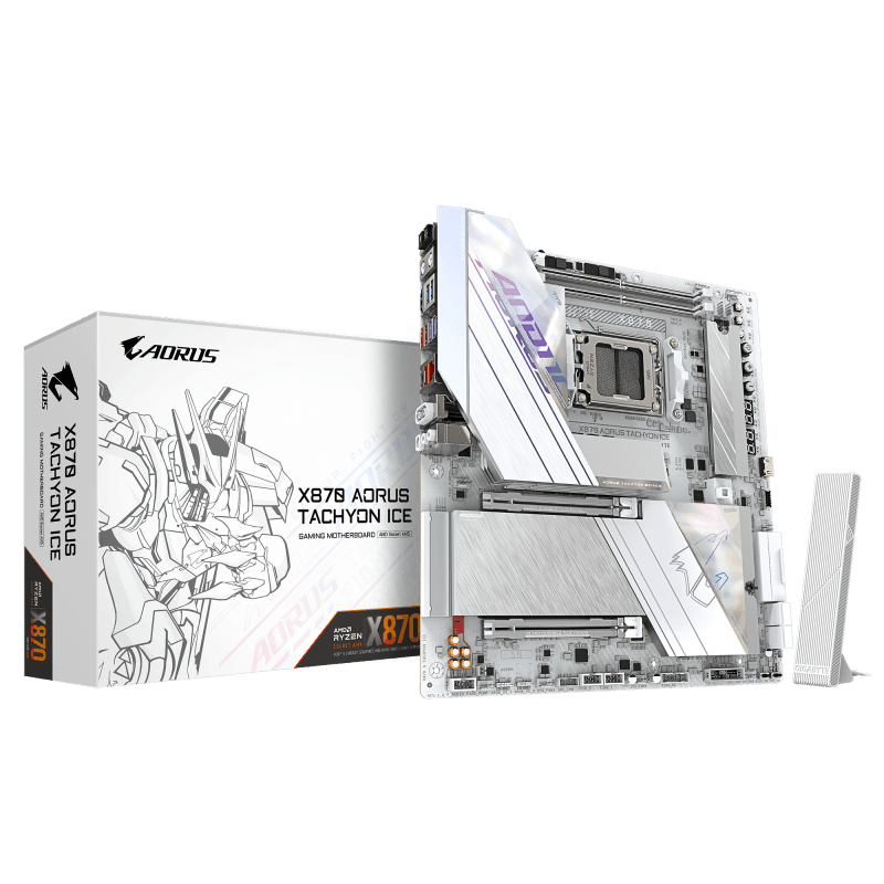 Placa de baza Gigabyte X870 AORUS TACHYON ICE, Socket AM5, DDR5, ATX