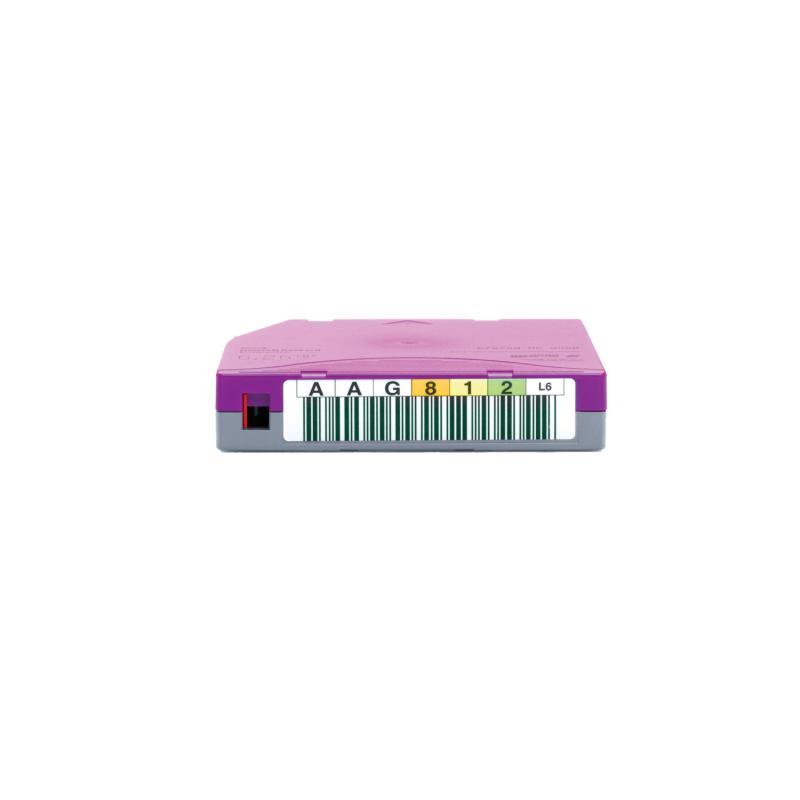 HPE LTO-6 Ultrium 6.25TB WORM Custom Labeled 20 Data Cartridges with Cases