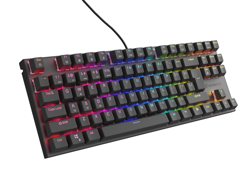 Tastatura Mecanica Gaming Genesis Thor 303 TKL, RGB, USB, negru