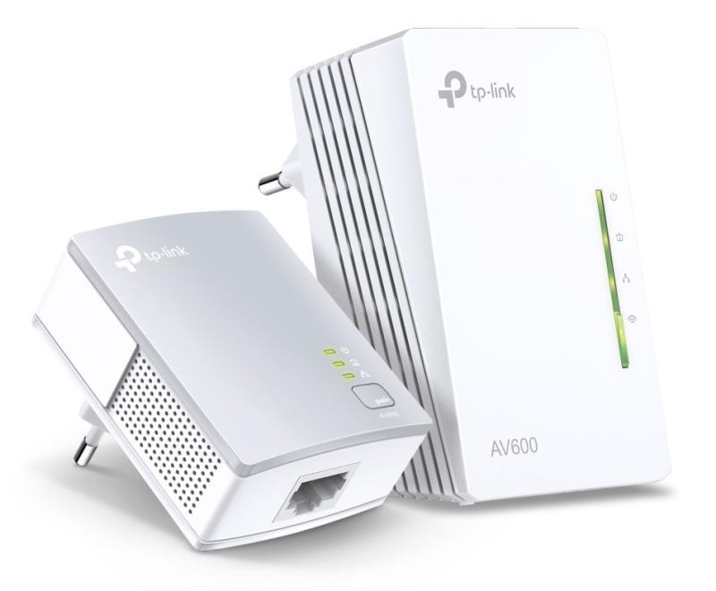 Kit Wi-Fi TP Link AV600 Powerline, Powerline: pana la 600 Mbps, Ethernet: 10/100 Mbps, standarde HomePlug AV2