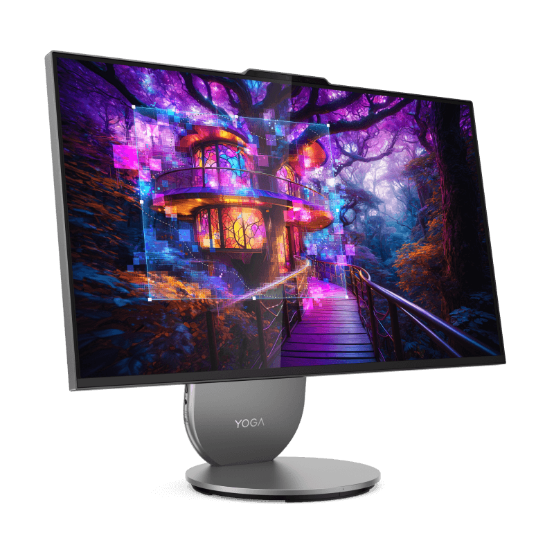 All-in-One Consumer Lenovo Yoga AIO 27IAH10 cu procesor Intel Intel Core Ultra 5 125H pana la 4.5 GHz, 27 inch, QHD