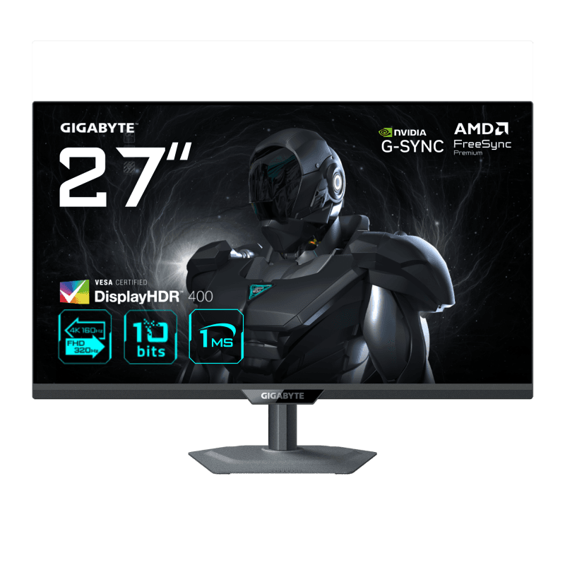 Monitor Gaming Gigabyte G27U, 27", 3840 x 2160 pixeli, Black, 2 ani Garantie
