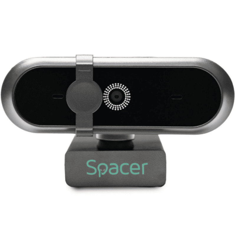Camera Web SPACER SPWB-CAMFHD-03, rezolutie video Full HD, USB 2.0, Negru