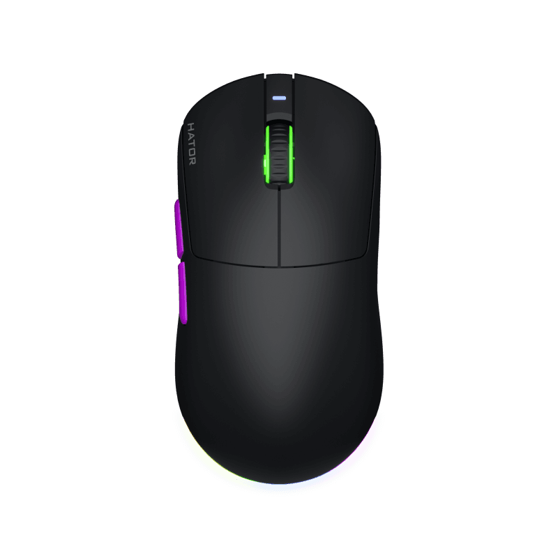 Mouse Gaming Wireless Hator Quasar 3 Ultra 8K Wireless, 30000 DPI, negru