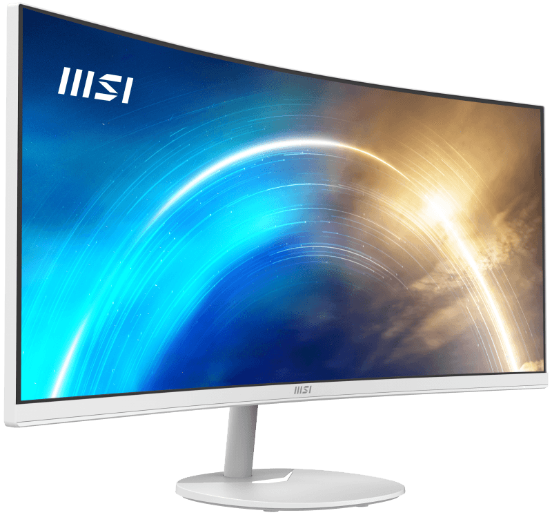 Monitor Consumer MSI PRO MP341CQW, 34", 3440 x 1440 pixeli, White, 2 ani Garantie