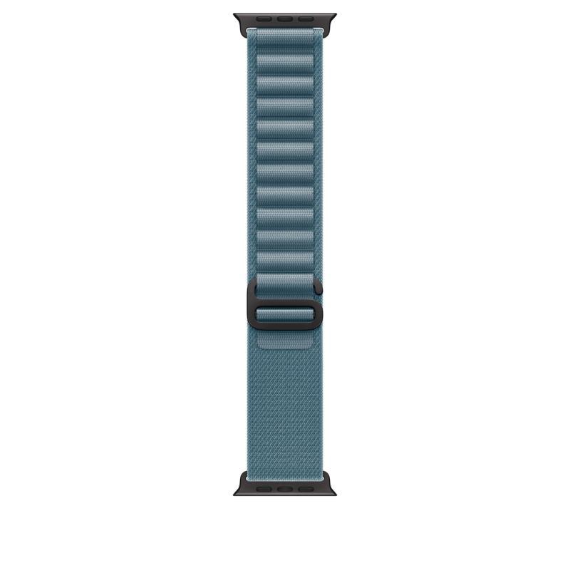 Curea pentru Apple Watch 49mm Light Blue Alpine Loop - Medium - Black Titanium Finish