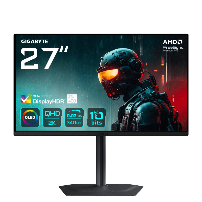 Monitor Gaming Gigabyte MO27Q2, 27", 2560 x 1440 pixeli, Black, 3 ani Garantie