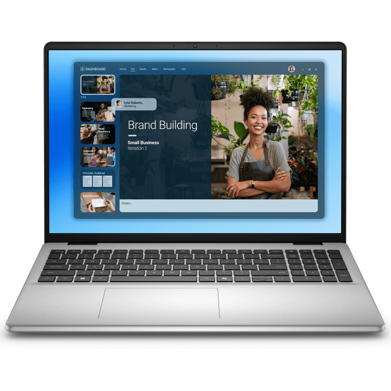 Laptop SMB DELL DC16251, cu procesor Intel Core i7 150U, 16'' WVA, 32 GB DDR5, 1 TB, Intel Graphics, Windows 11 Pro