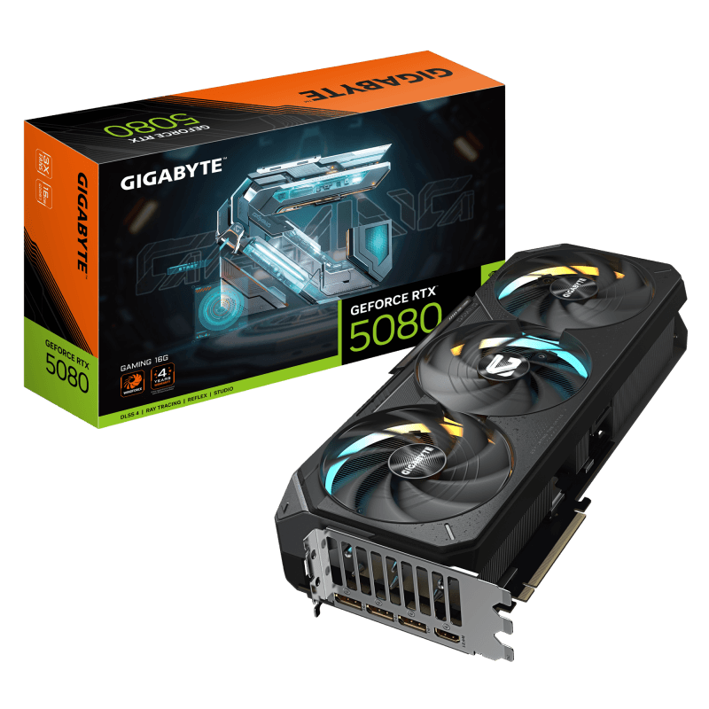 Placa video Gigabyte GeForce RTX 5080 GAMING, 16GB GDDR7, PCI Express 5.0, 256-bit