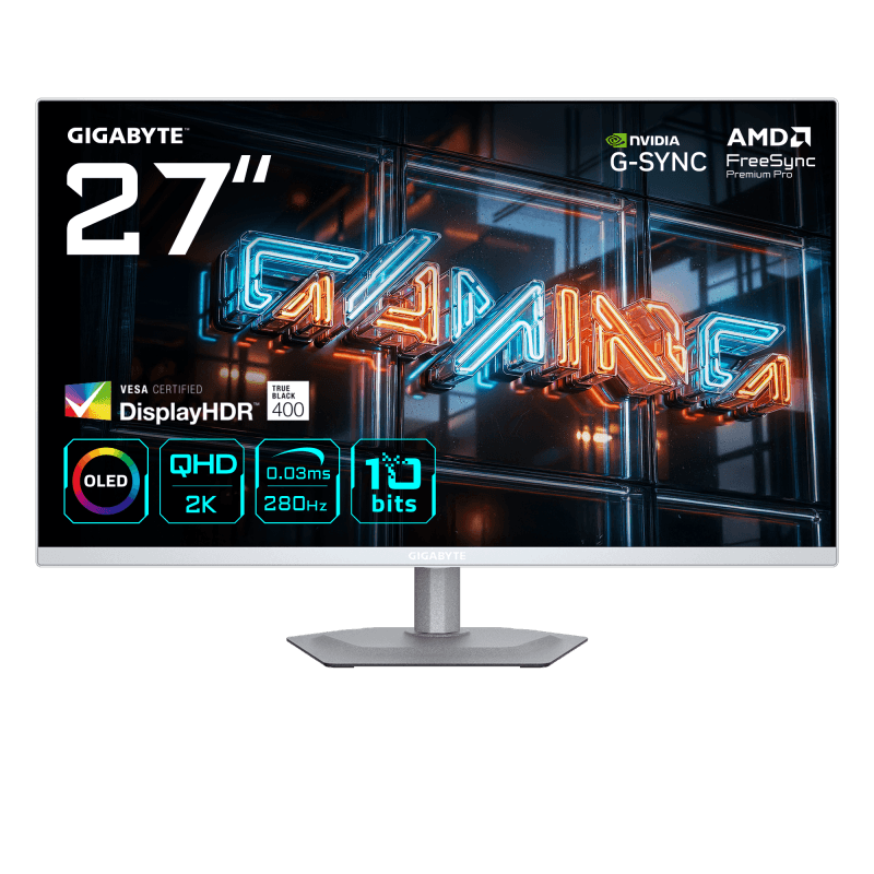 Monitor Gaming GIGABYTE MO27Q2A ICE, 27", 2560 x 1440 pixeli, Black