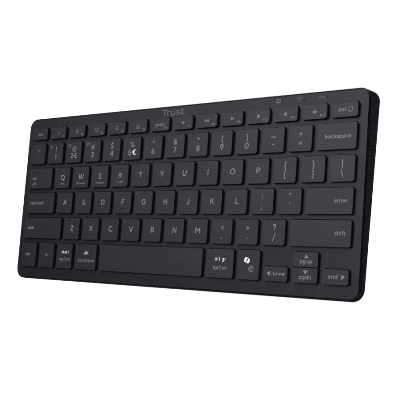 Tastatura Trust Nado II, Wireless, Negru