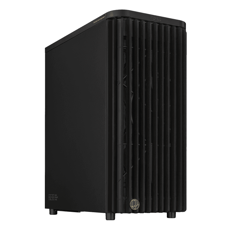 Carcasa ASUS ProArt PA401 Wood METAL PWM, RGB, Mid Tower, Black