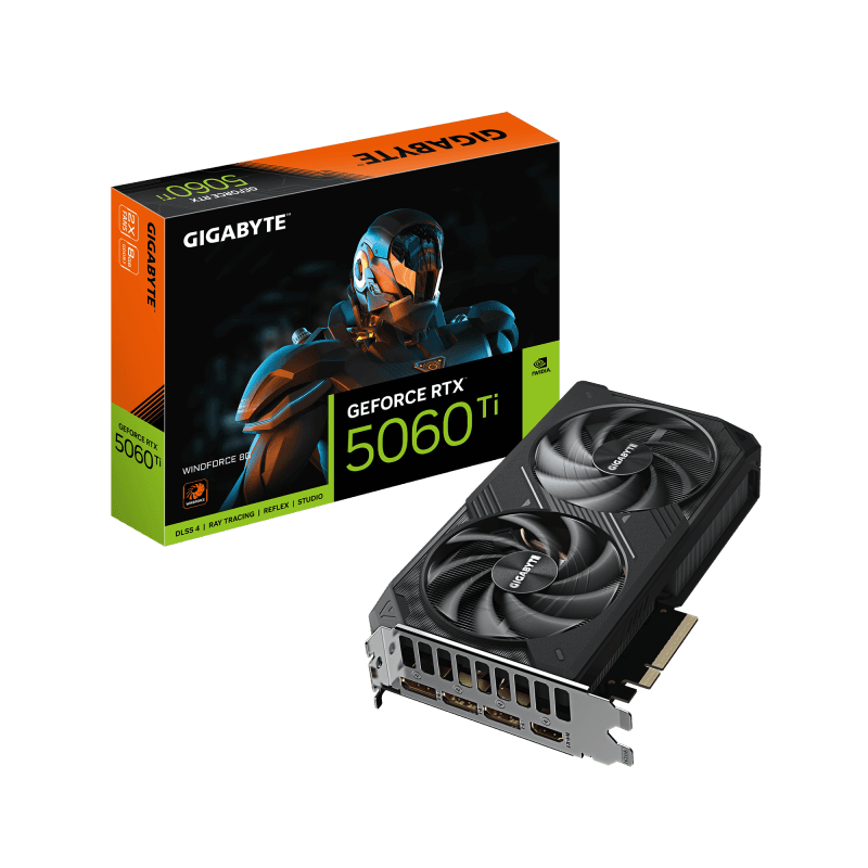 Placa video Gigabyte GeForce RTX 5060 Ti, 8GB GDDR7, PCI Express 5.0, 128-bit