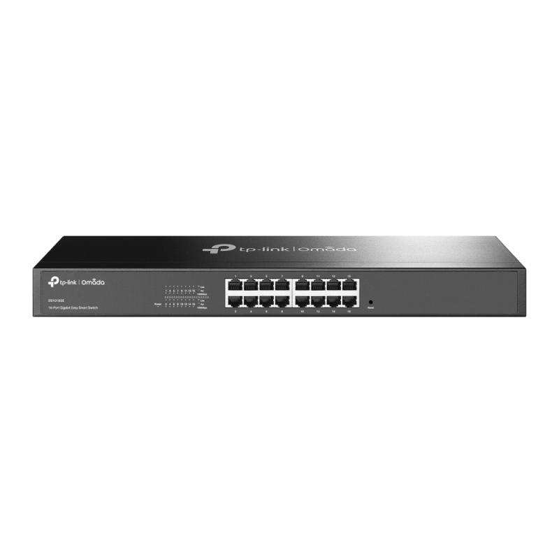 Omada 16-Port Gigabit Easy Smart Switch PORT: 16× Gigabit RJ45 Ports SPEC: 1U 19-inch Rack-mountable Steel Case FEATURE: