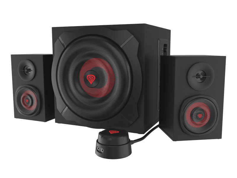 Sistem audio Genesis HELIUM 610BT, putere maxima RMS 60W, frecventa raspuns 40 - 20000 Hz, conectivitate mini jach