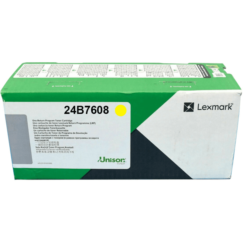Toner Lexmark XC8355, 95x, 96x, Yellow