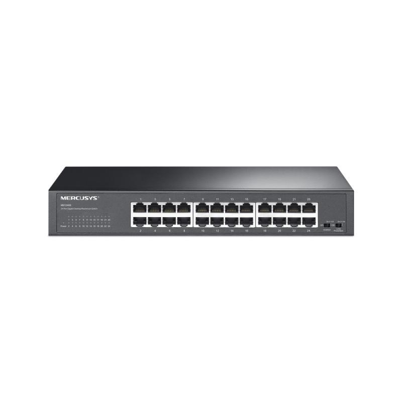 Swtich desktop/rackmount Mercusys, IEEE 802.3i, IEEE 802.3u, IEEE 802.3ab, IEEE 802.3x, IEEE 802.1p