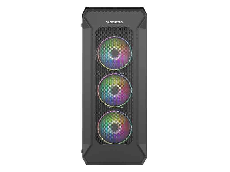 Carcasa GENESIS Irid 505 ARGB, RGB, Mid Tower, Black