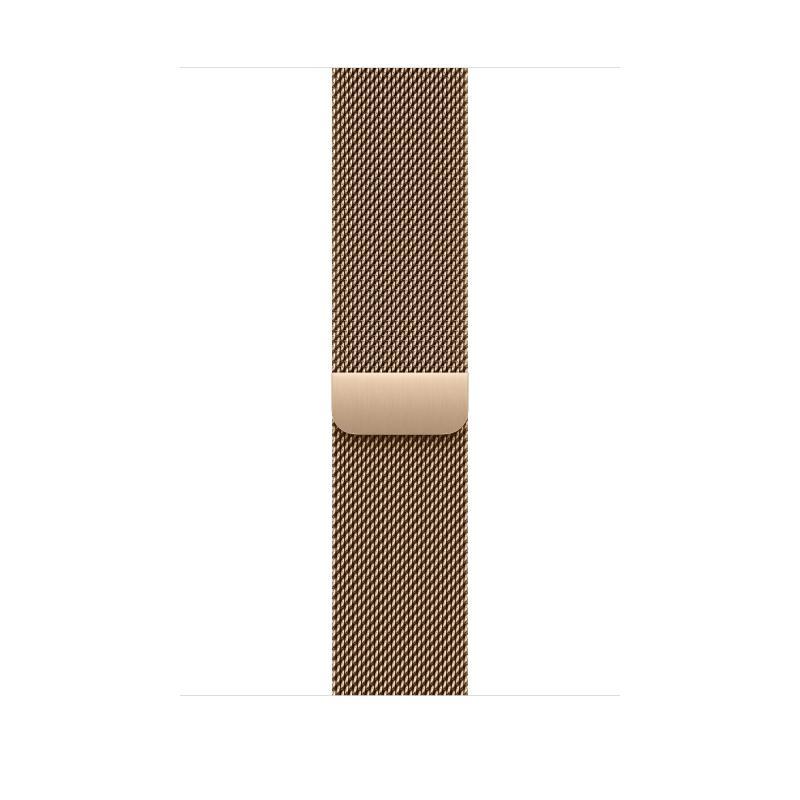 Curea pentru Apple Watch 46mm Gold Milanese Loop - S/M