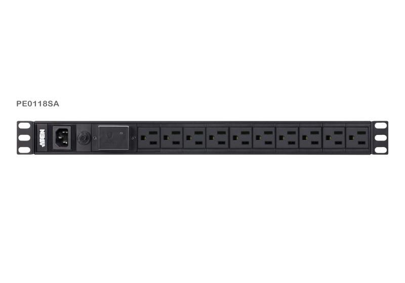 ATEN PE0118SG. Tipuri de PDU: De bază, Capacitate portbagaj: 1U