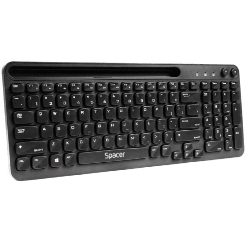 Tastatura SPACER SPKB-WS-04, Wireless, Negru