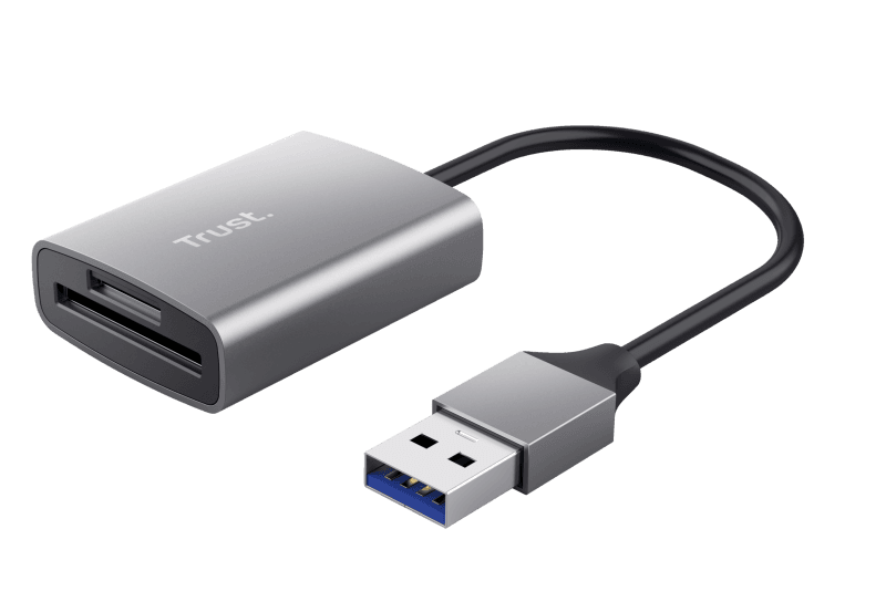 Hub USB TRUST Dalyx Fast, USB-A, 1 porturi, Argintiu