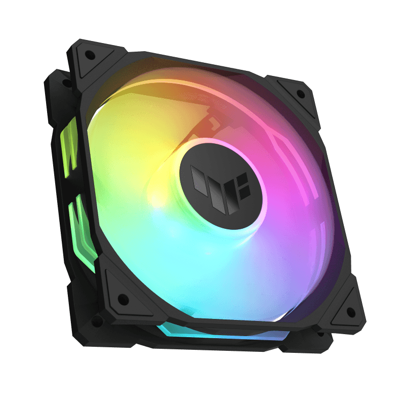 Ventilator Carcasa ASUS TUF Gaming TR120 ARGB Reverse Fan, 12 cm, 2200 RPM, 3 ventilatoare, RGB