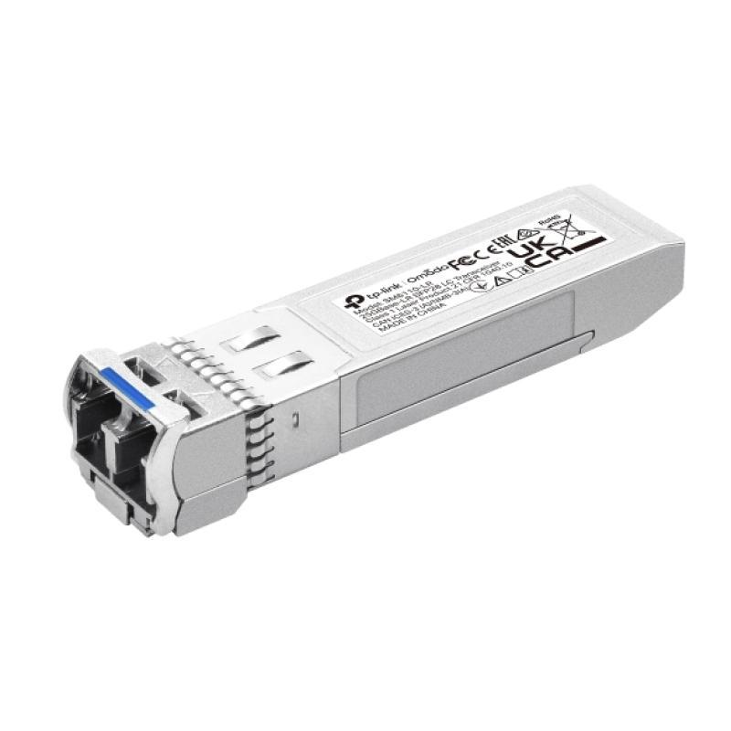 Omada 25GBase-LR SFP28 LC Transceiver SPEC: Dual Rate 25.78 Gbps and 10.31 Gbps, 1310 nm SMF (Single-mode fiber)