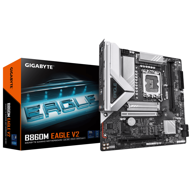Placa de baza Gigabyte B860M EAGLE V2, Socket 1851, DDR5, Micro-ATX
