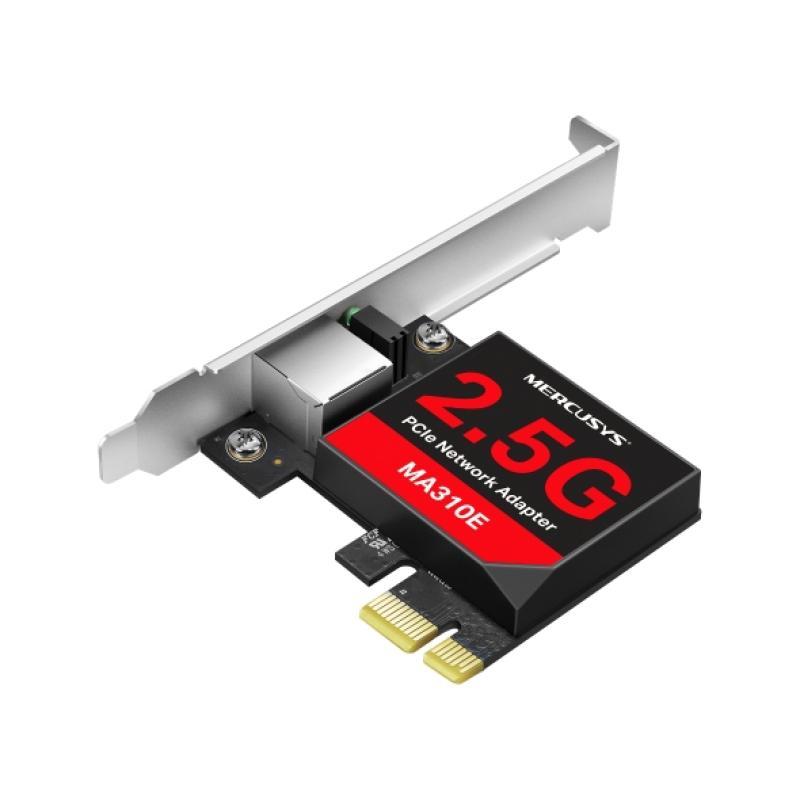 2.5 Gigabit PCIe Network Adapter SPEED: 2.5 Gbps SPEC: 1×RJ45