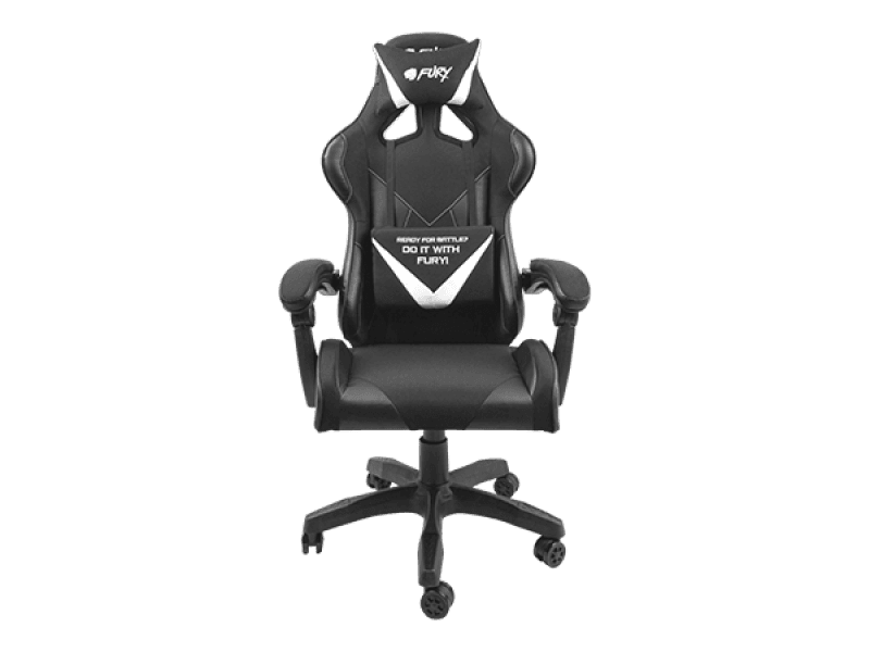 Scaun gaming FURY AVENGER L, material piele ecologica+polyester, reglabil pe inaltime, greutate maxima suportata 150 kg