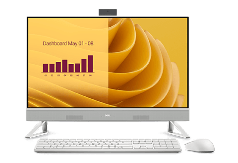 All-in-One Consumer DELL EC27250 cu procesor Intel Core Ultra 7 150U pana la 5.4 GHz, 27 inch, FHD, 16 GB