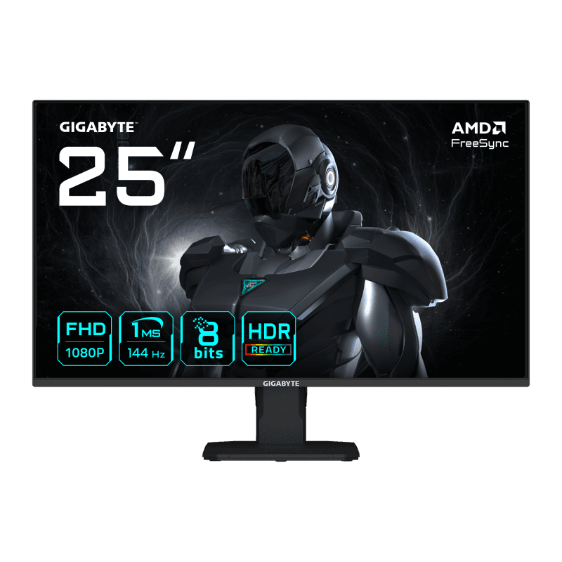 Monitor Gaming GIGABYTE GS25F14, 24.5", 1920 x 1080 pixeli, Black, 2 ani Garantie