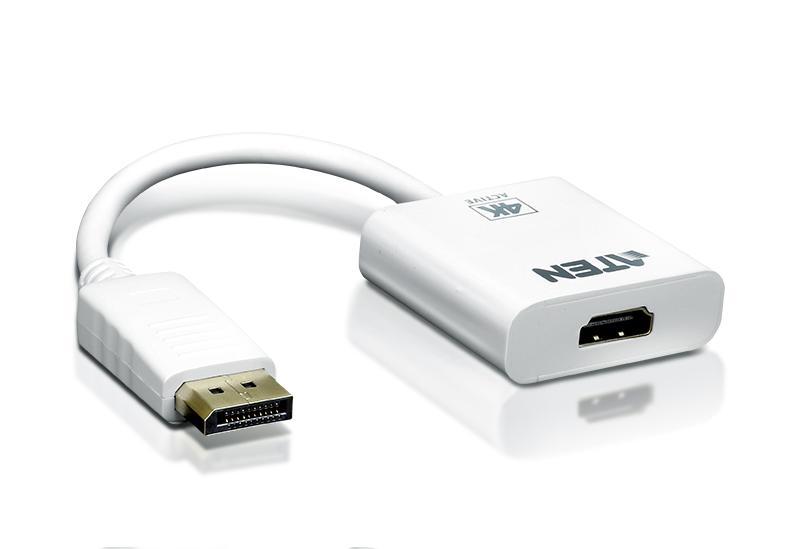 Adaptor ATEN VC986-AT. Conector 1: DisplayPort, Conector 2: HDMI, Conector 1 gen: Tată. Greutate: 100 g, Lățime: 45 mm