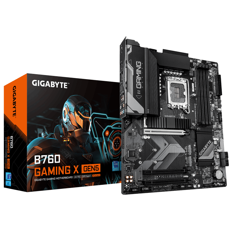 Placa de baza Gigabyte B760 GAMING X GEN5, Socket 1700, DDR5, ATX