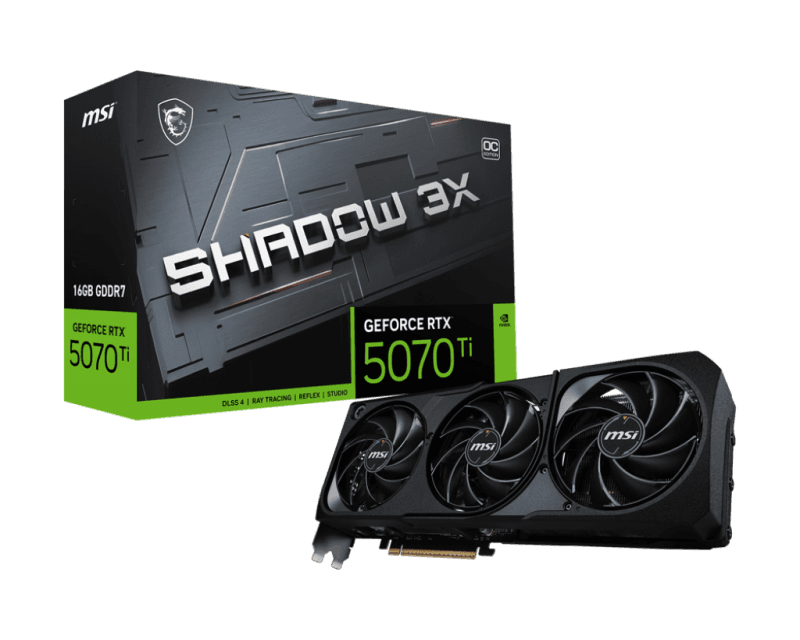 Placa video MSI GeForce RTX 5070 TI, 16GB GDDR7, PCI Express 5.0, 256-bit