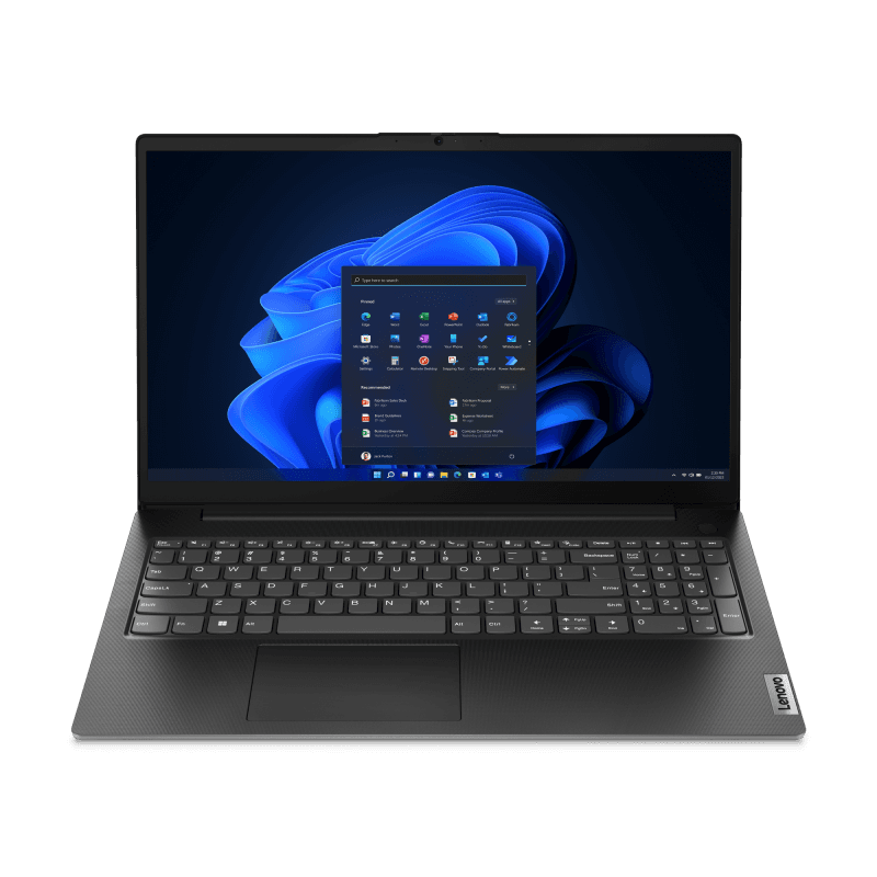 Laptop SMB Lenovo V15 G4 AMN, cu procesor AMD Ryzen 5 7520U, 15.6'' TN, 8 GB LPDDR5, 256 GB, AMD Radeon 610M, Fara OS