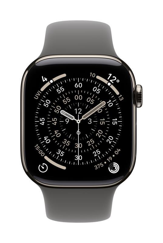 Curea pentru Apple Watch 42mm Sport Band: Stone Gray Sport Band - S/M