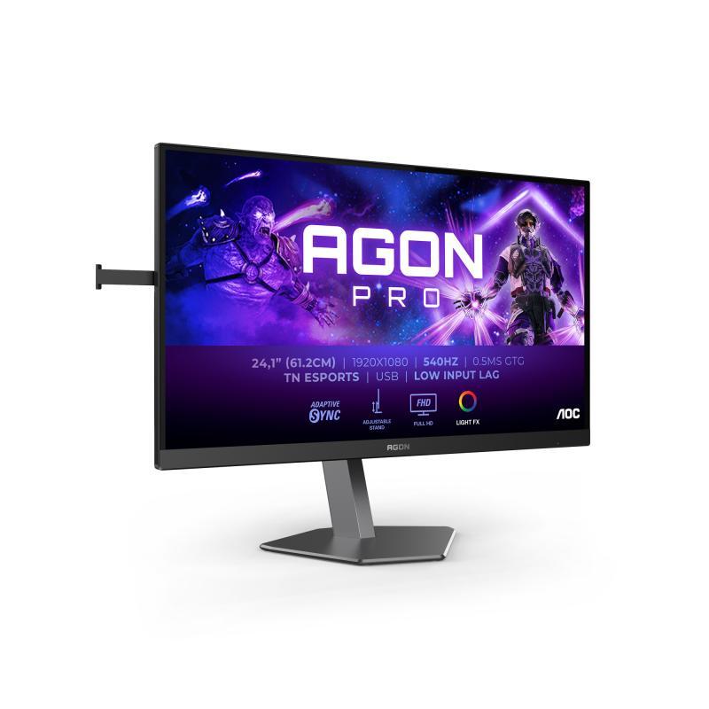 Monitor Consumer AOC AG246FK, 24.1", 1920 x 1080 pixeli, Black, 2 ani Garantie