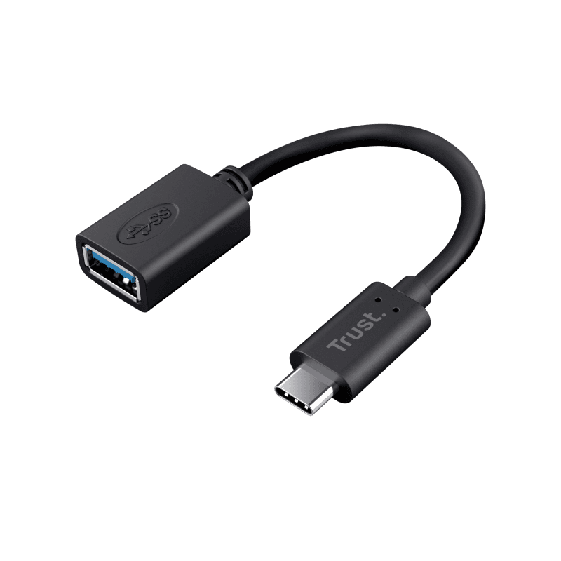 Hub USB Trust Calyx, USB-C, 2 porturi, Negru