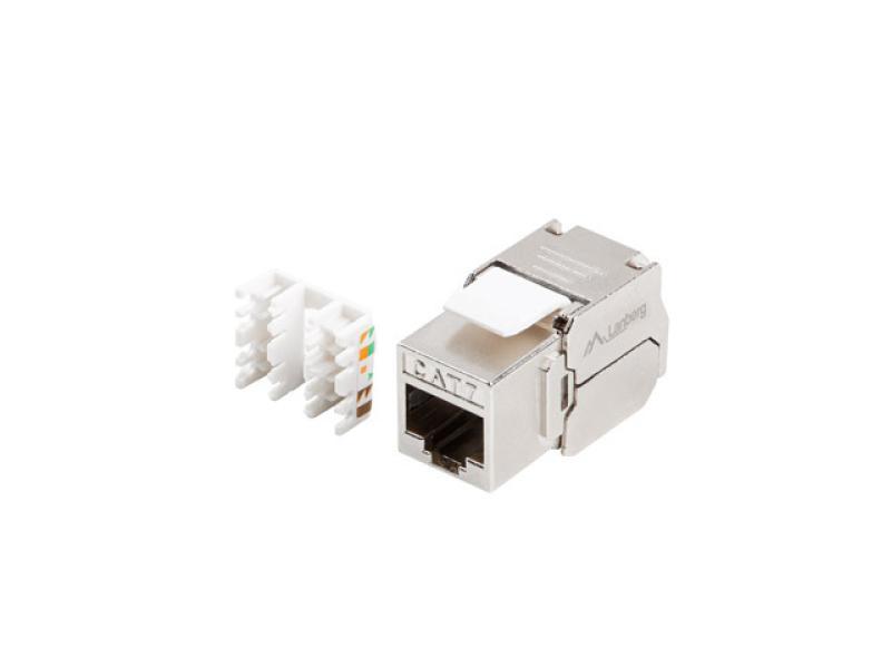 KEYSTONE MODULE TOOLLESS RJ45 CAT.7 FTP 180° LANBERG